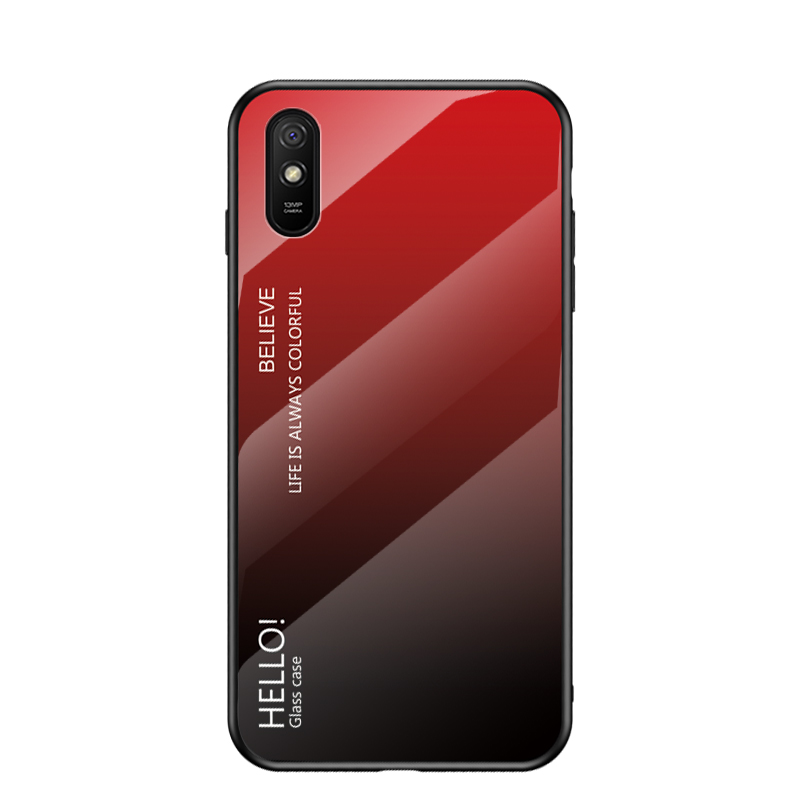 Zeallion Cho [Xiaomi Redmi 5 Plus 6 6A Note 4 4X 5 Pro S2] Ốp Lưng Kính Cường Lực Gradient Ốp Bảo Vệ Điện Thoại