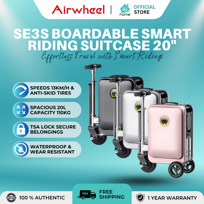 AIRWHEEL SE3S Boardable Smart Riding Suitcase 20 Inches