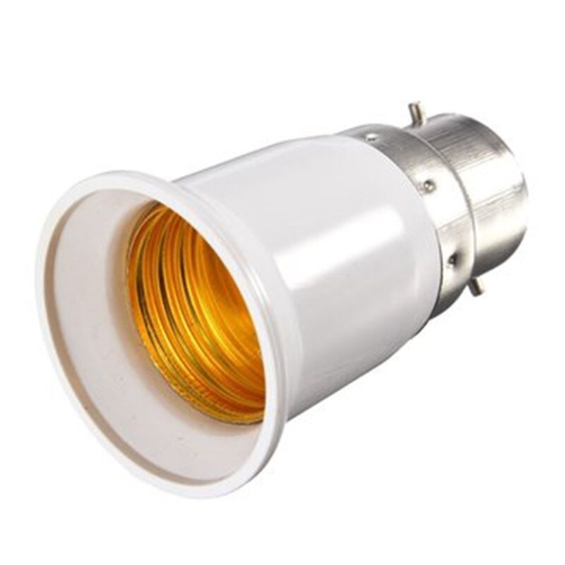 2 Cái Bộ Chuyển Đổi Đui Đèn Bằng Vật Liệu Chống Cháy B22 Sang E27 Bộ Chuyển Đổi Loại Đui Bóng Đèn Đui Đèn Đui Đèn Led Bộ Chuyển Đổi Đui Đèn