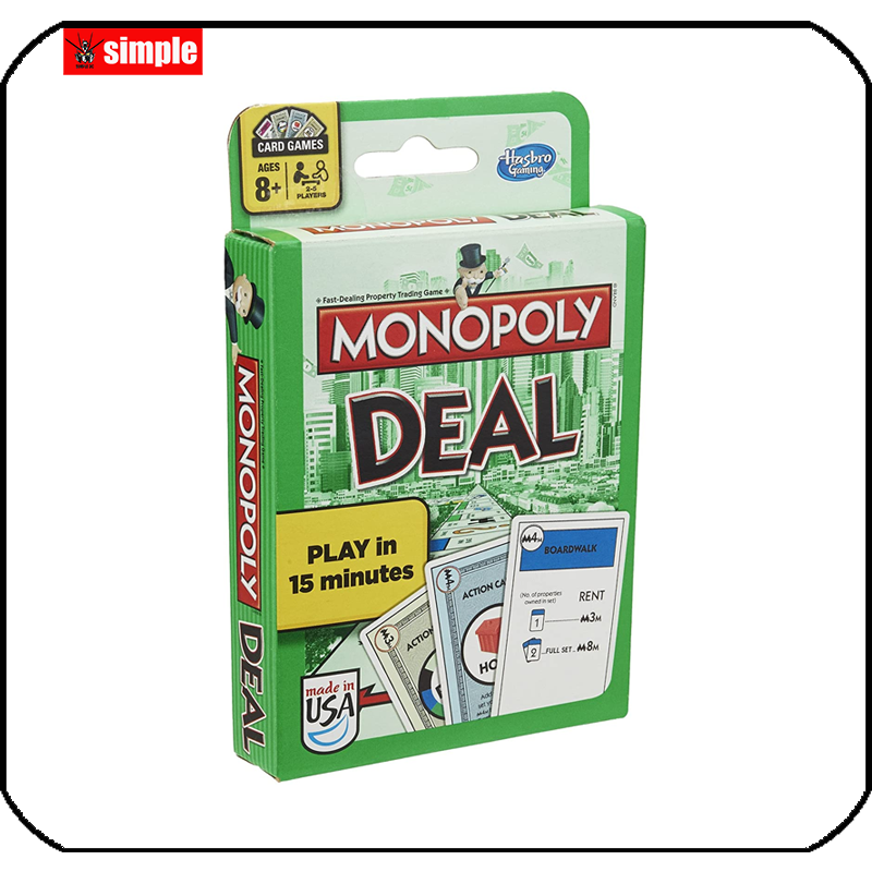 Monopoly Card Game For Famliy Party Game