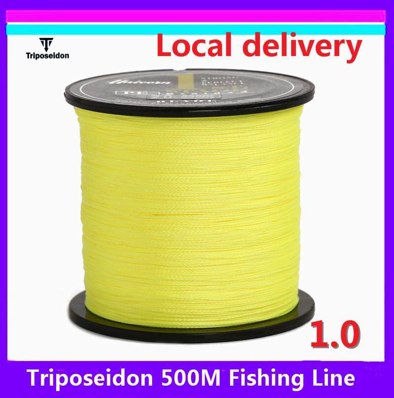[Local delivery] Triposeidon 500M 8 - 60 LB Good Quality PE Braided Fishing Line (1.0) (MY)