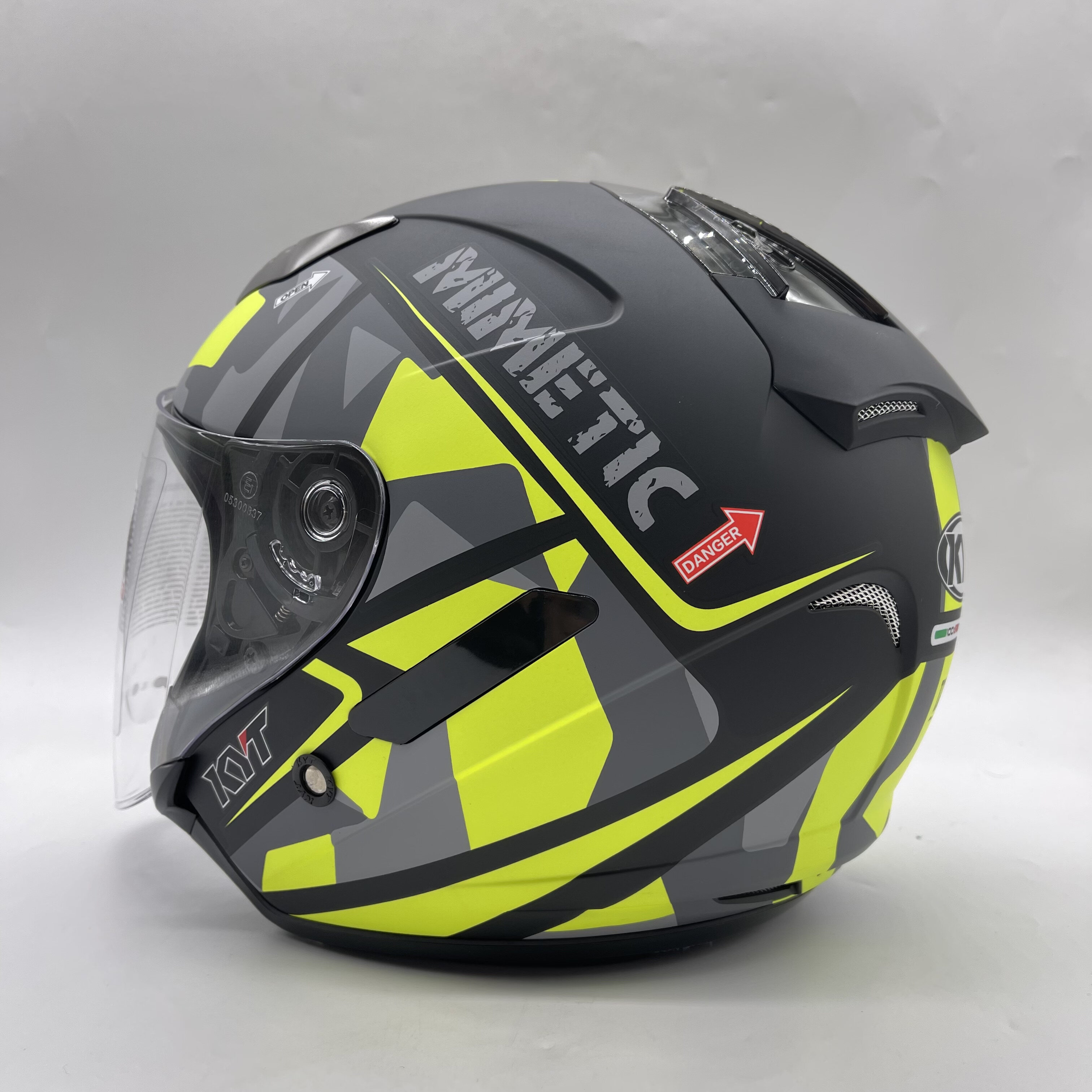 KYT HELLCAT HELMET MIMETIC MATT YELLOW CASCO KYT HELLCAT MIMETIC MATT YELLOW HELMET KYT Lazada