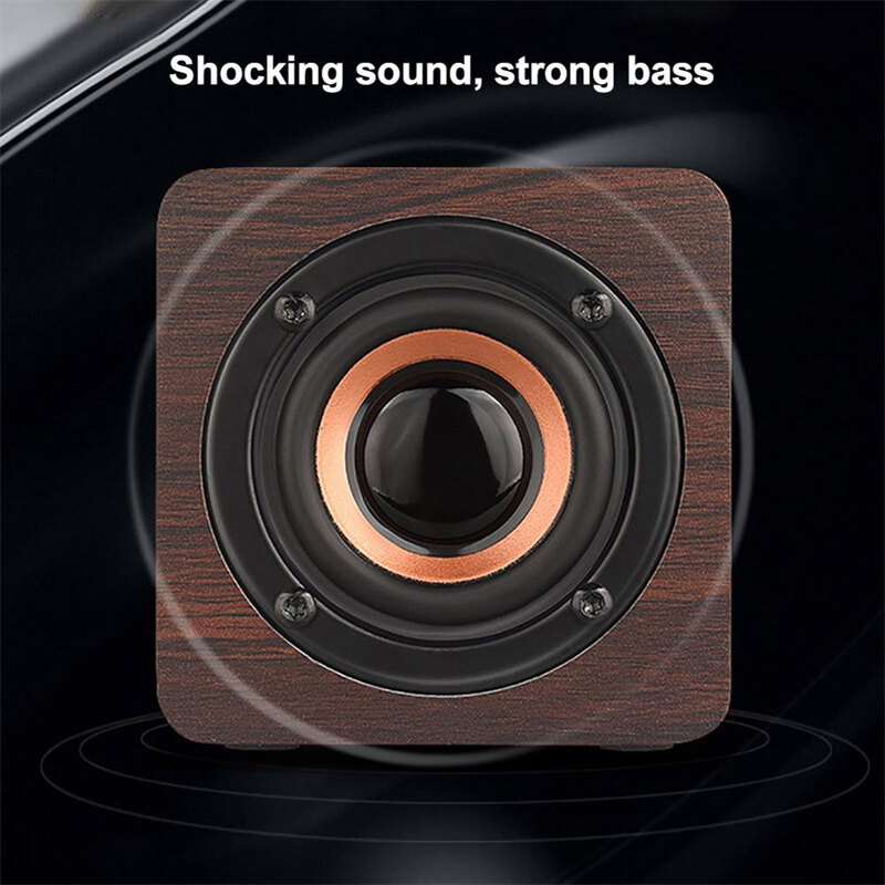 Loa Bluetooth Nhỏ Gọn Bằng Gỗ Loa Siêu Trầm Cho Điện Thoại Thông Minh Máy Tính Bảng Máy Tính Xách Tay Loa Bluetooth Không Dây Cho Điện Thoại Di Động