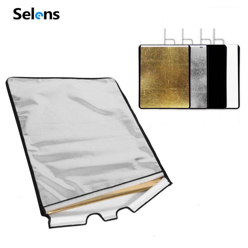 Selens Stainless Flag Panel Cloth 4 in 1 Reflector Diffuser For Photo Video Studio