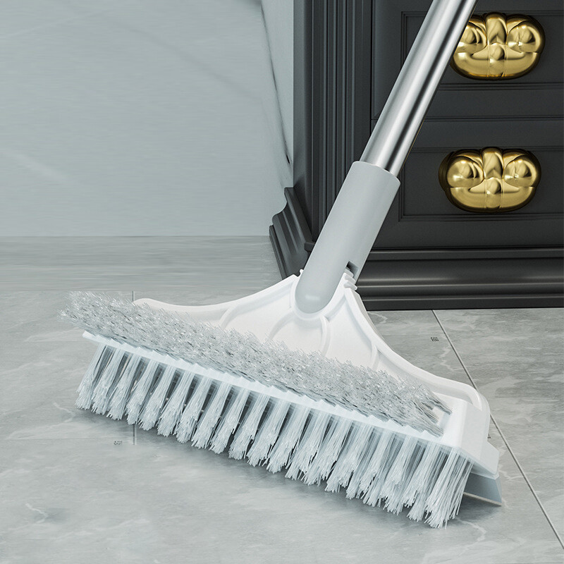 Tile floor gap brush bathroom toilet bristles household brush bathroom cleaning long handle seam brush without dead ends.