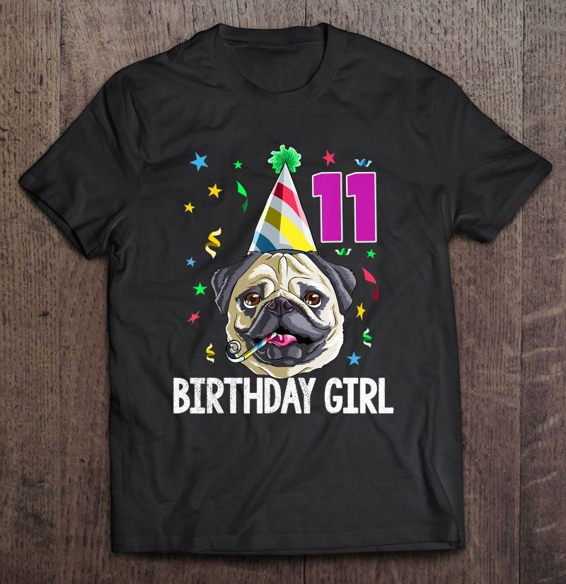 pug birthday shirt