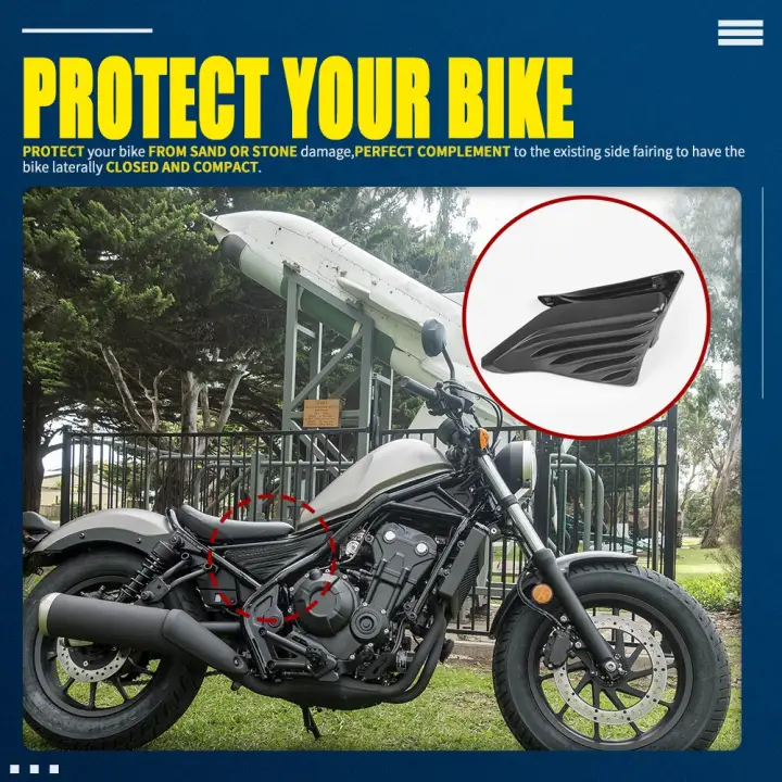 honda rebel side cover