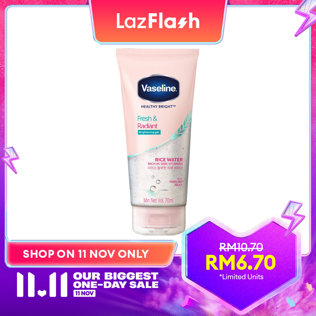 Vaseline Healthy Bright Fresh & Radiant Rice Water Brightening Gel 70ml