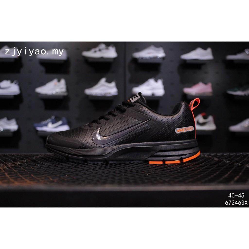 NIKE ZOOM STRUKTUR Nyaman Pria Bahan Kulit untuk Olahraga Lari Sepatu Lari