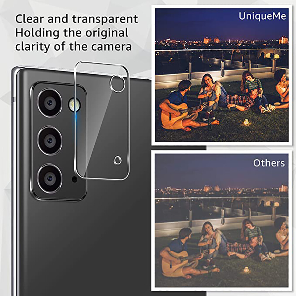 LEEWINDA 2 Chiếc Ống Kính Máy Ảnh Kính Cường Lực, Cho Samsung Galaxy Note 20 Vỏ Bảo Vệ Camera