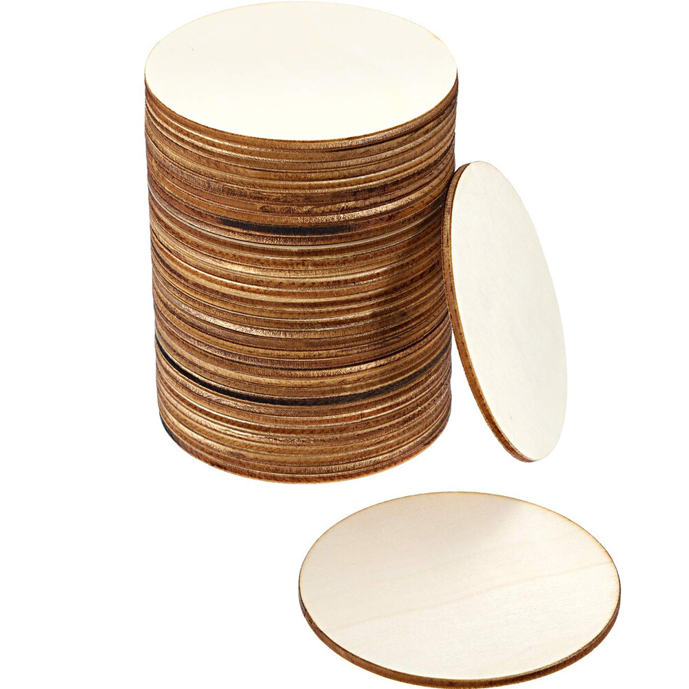 round wood pieces for crafts