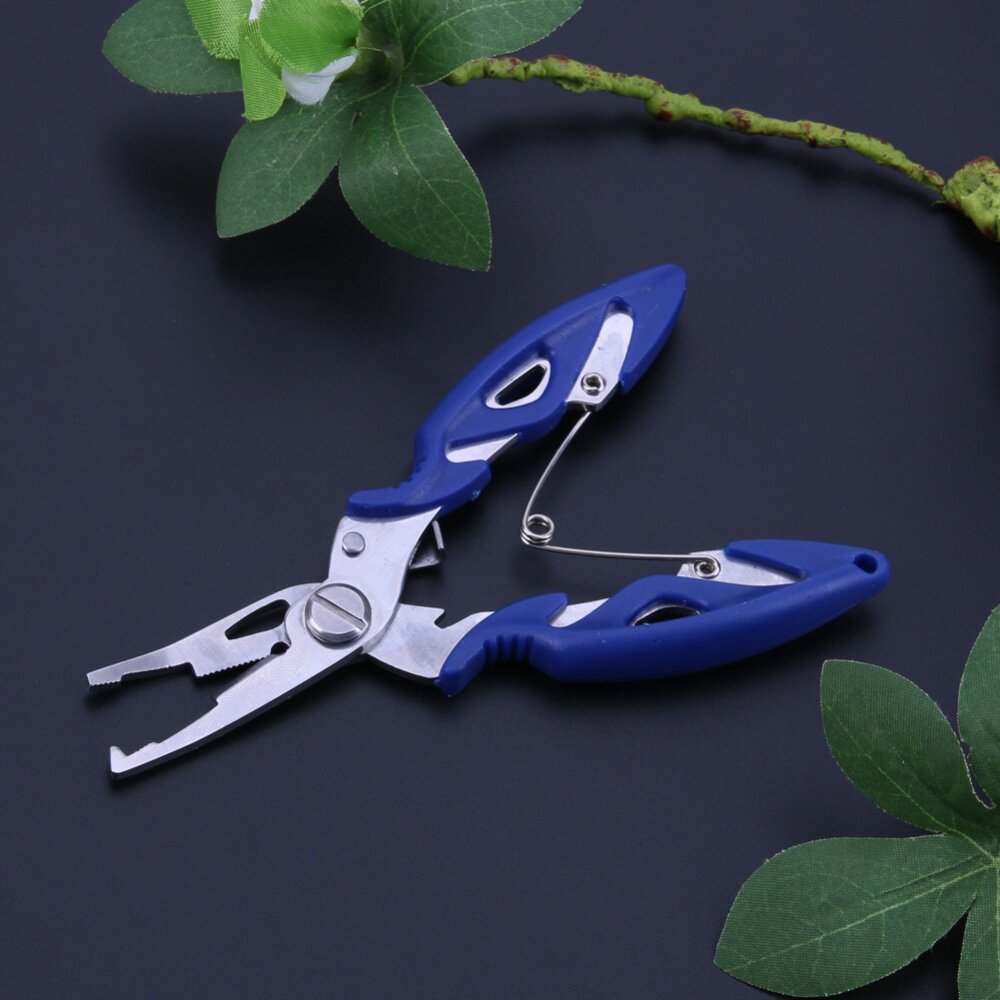 Fishing Pliers Line Cutter Remove Hook Tackle Stainless Steel Tool