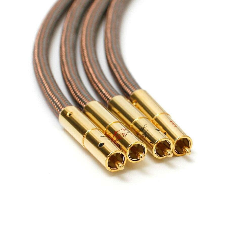 Hifi RCA Uphase 40Th Anniversary Edition RCA Interconnect Audio Plated Plug