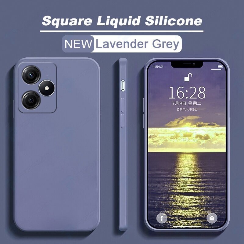 Realme c53 2023 square liquid casing for realme c53 c 53 53c realmec53 realmi c53 4g 5g phone case square silicone shockproof soft back cover casing