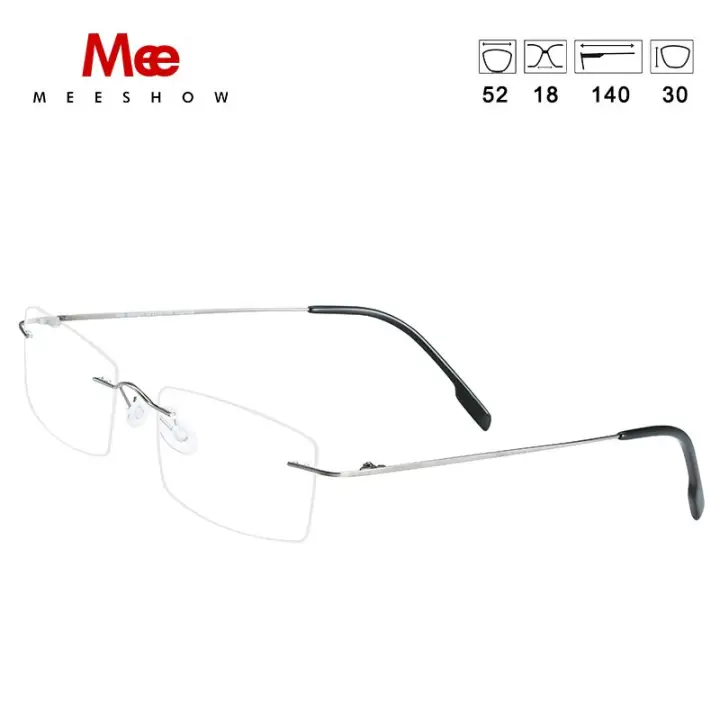 custom rimless eyeglasses