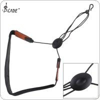 Dây đeo cổ dây đeo vai đơn, với màu đen kèn clarinet/kèn alto saxophone/kèn saxophone