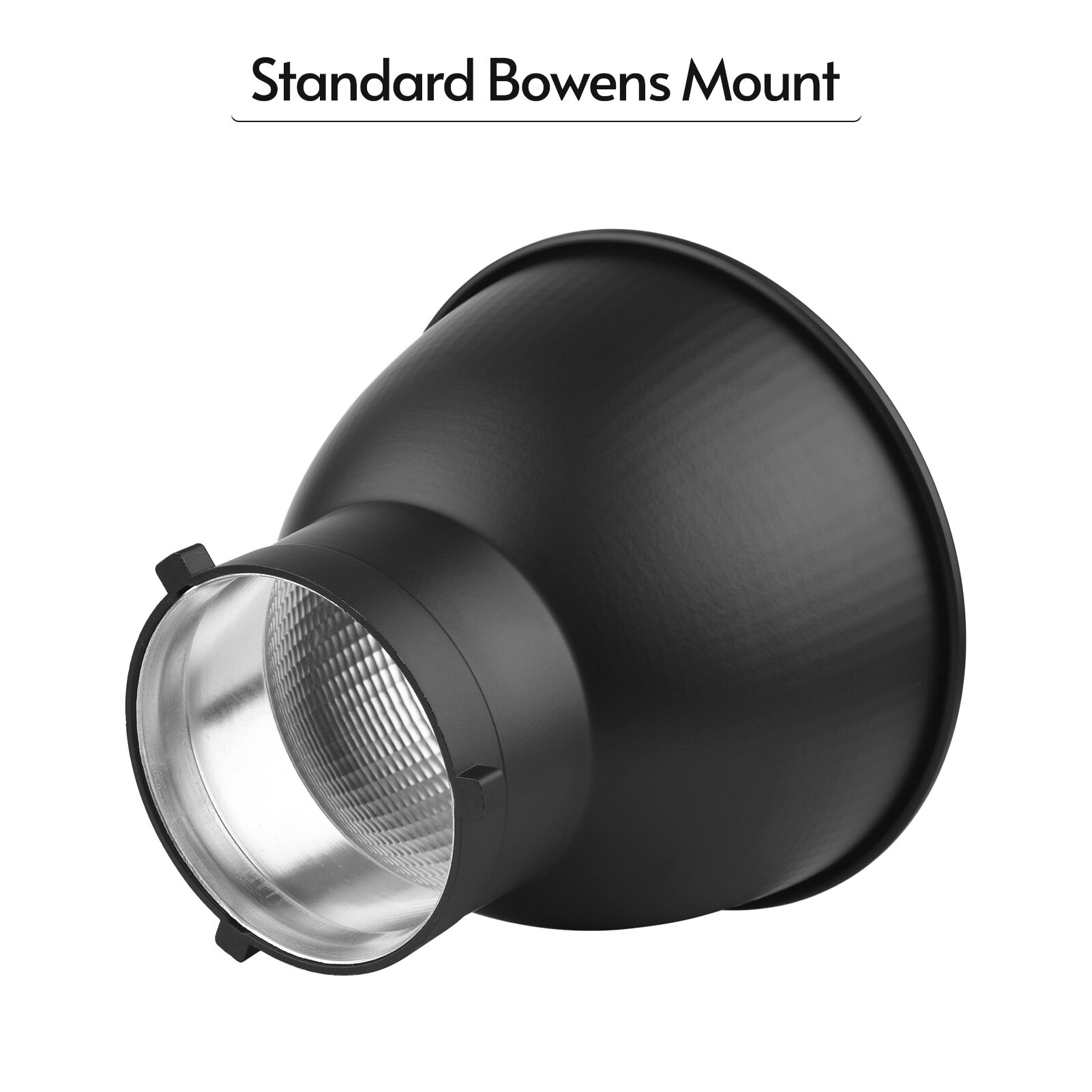 Andoer Đèn Khuếch Tán Phản Xạ Tiêu Chuẩn 7 Inch Đĩa Bóng Râm Kèm Đèn Flash Nhấp Nháy Cho Studio Gắn Bowens