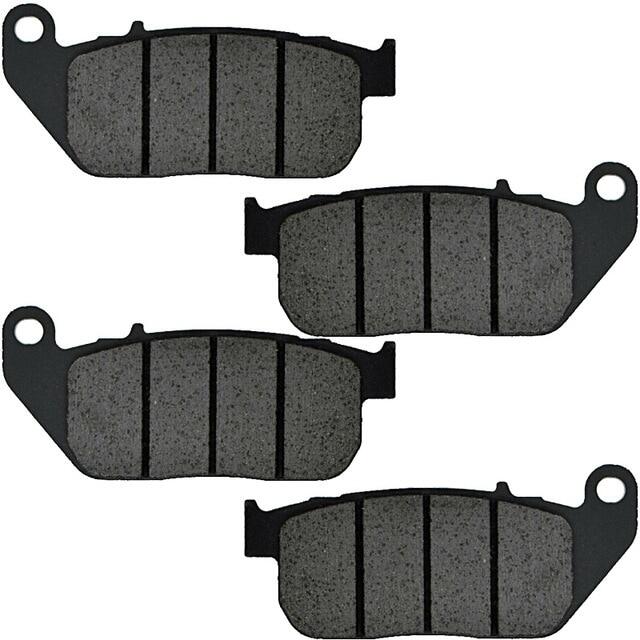 Motorcycle front rear brake pads disks for harley davidson xl883 xl883r xl1200r xl 883 r xl 1200 r roadster sportster 2004-2014