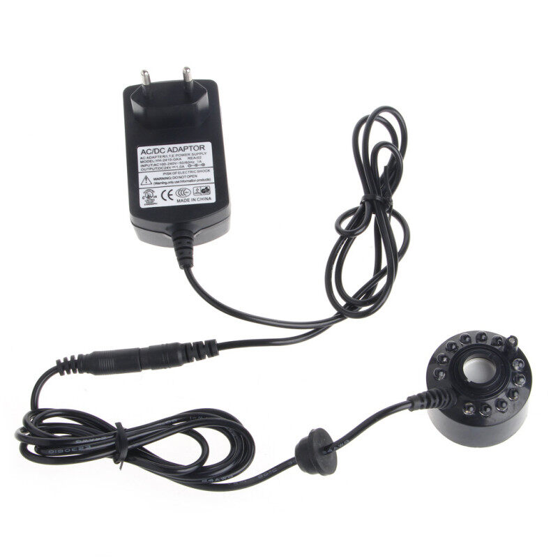 Bảng giá Ultrasonic12-LED Pond Máy Tạo Sương Fogger Đài Phun Nước 3 Màu Ánh Sáng Rắc Cắm Châu Âu