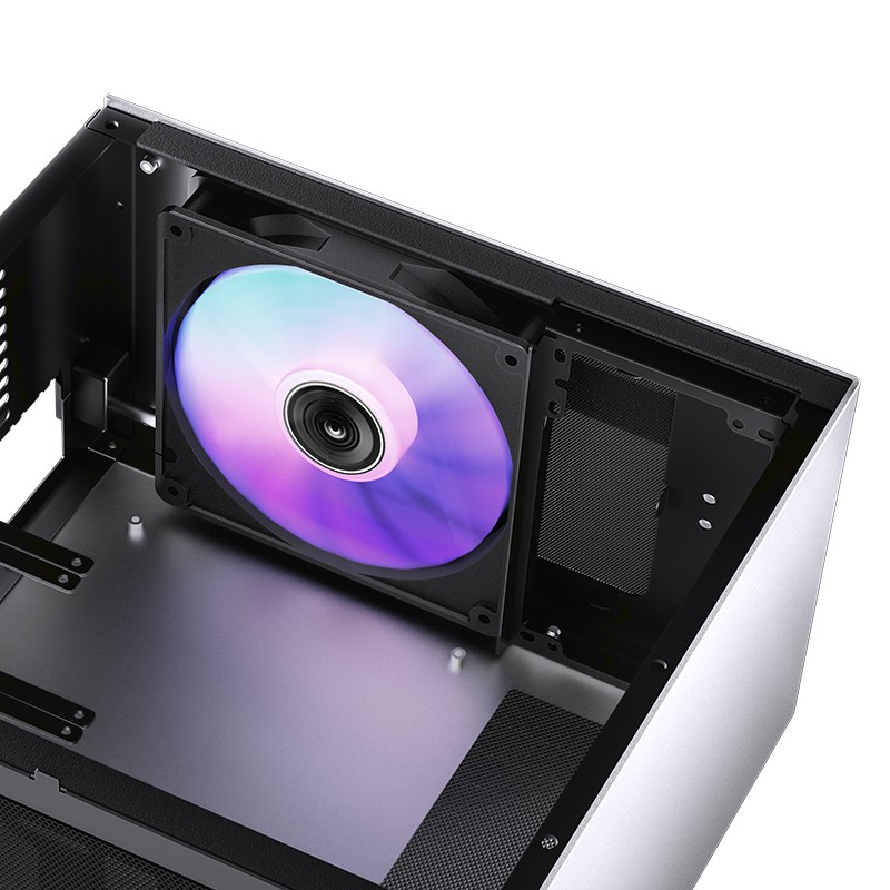 Jonsbo Vỏ T8 PLUS Vỏ Máy Tính Xách Tay Mini ITX Khung Gầm Trong Suốt Bo Mạch Chủ ITX Nguồn ATX Bằng Nhôm Với Quạt ARGB 14CM