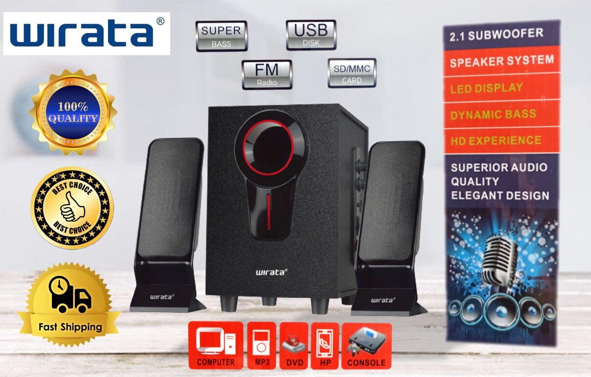 SUBWOOFER SPEAKER WIRATA SP-25A SUBWOOFER SPEAKER SYSTEM