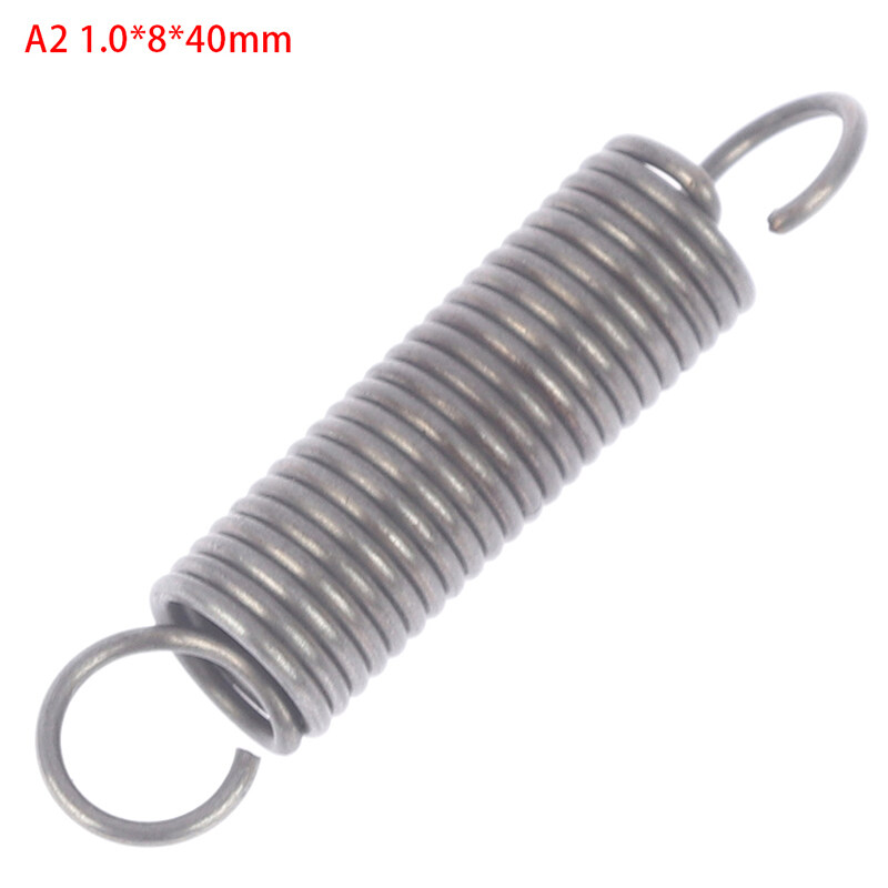 1Pc Extension Tension Spring Springs Steel Hook Expansion Spring Wire