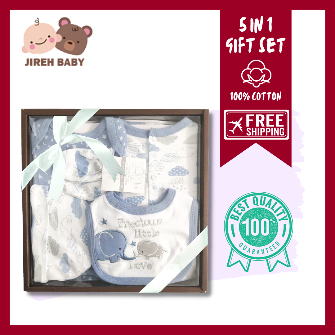 100% Cotton Newborn Baby Girls Newborn Baby Boys In One Gift Set