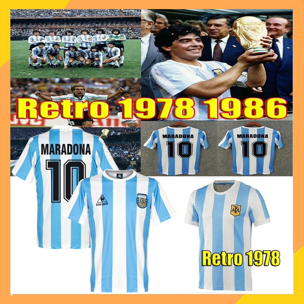 maradona retro jersey