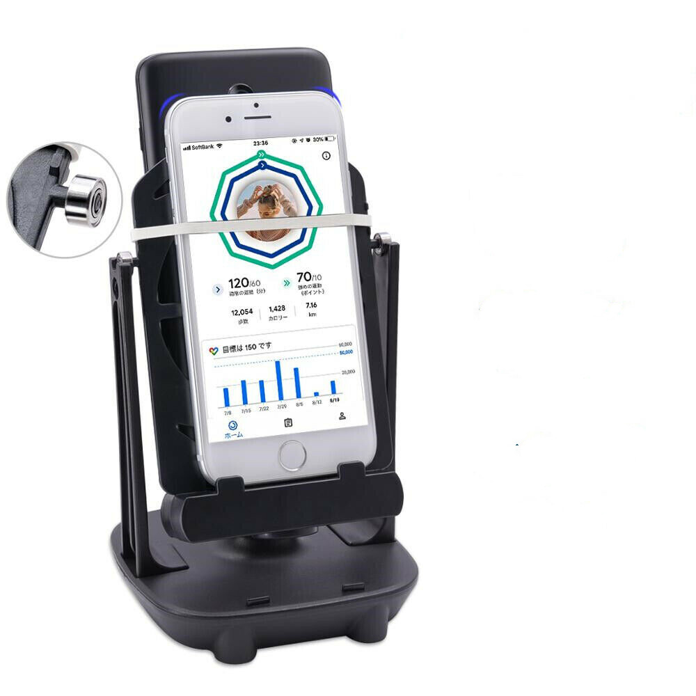 Phone Walking Swing Shaker Mobile Stand Pedometer Brush Stepper for iPhone