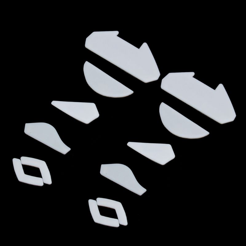 2 Sets/pack Tiger Gaming Mouse Feet Mouse Skate For logitech G402 Gaming Mouse White Mouse Glides Curve Edge