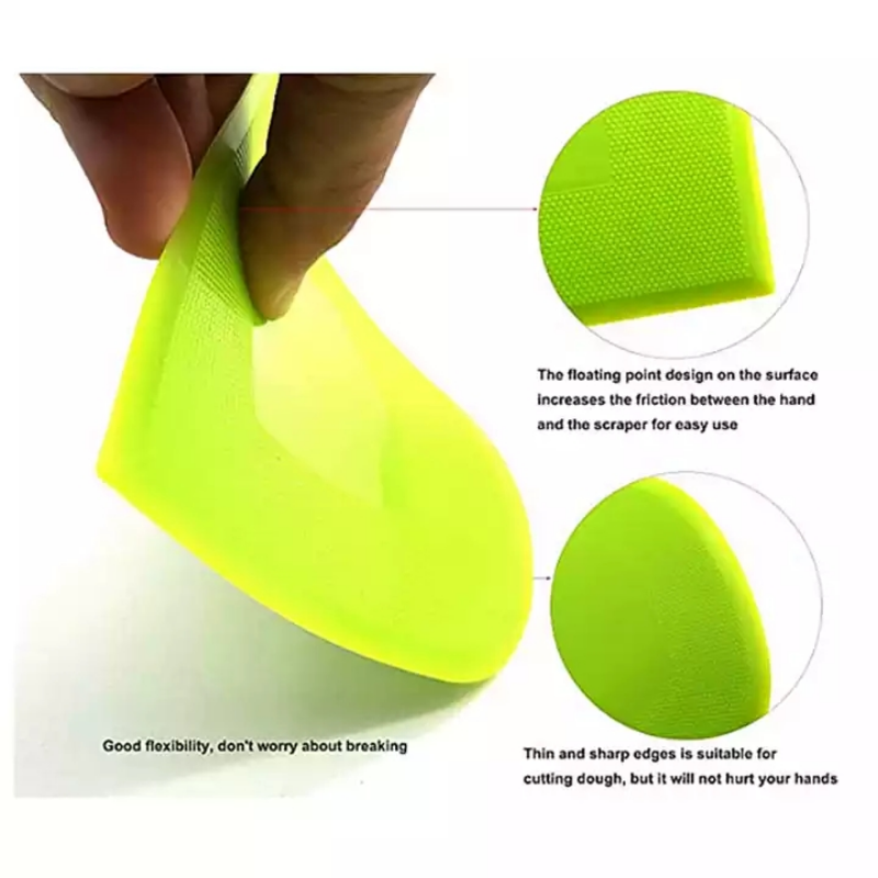 1/2Pcs Bột Scraper Bánh Cutter Nhựa Bảng Scraper Bánh Mì Bột Bánh Bếp Nướng Đồ Dùng
