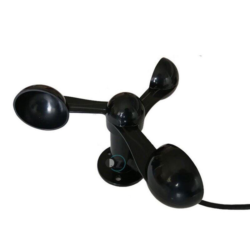 01- 56m/s wind speed sensor three cup anemometer wind speed measurement meteorological wind sensor for single chip stc89 stm32