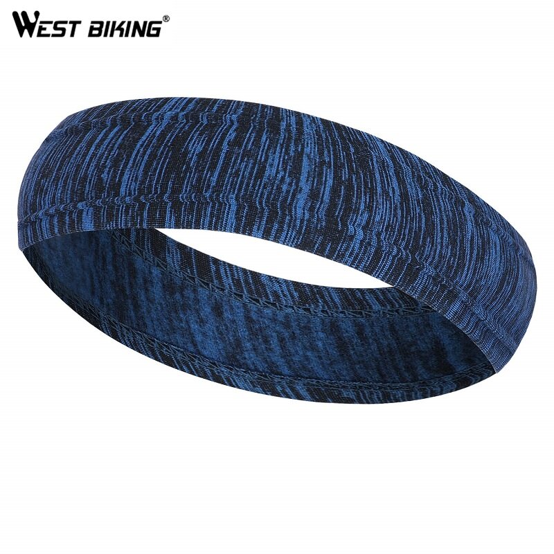 WEST BIKING Elastic Sweatband Sports Gym Hair Band Breathable Basketball Fitness Yoga Cycling Women Men Sports Headband
