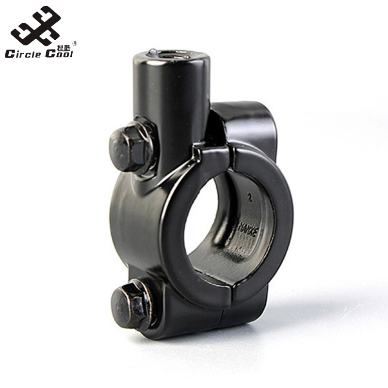 Circle Cool Motorcycle Handle Bar Mirror Mount Holder Rearview Handlebar Mirror Clamp