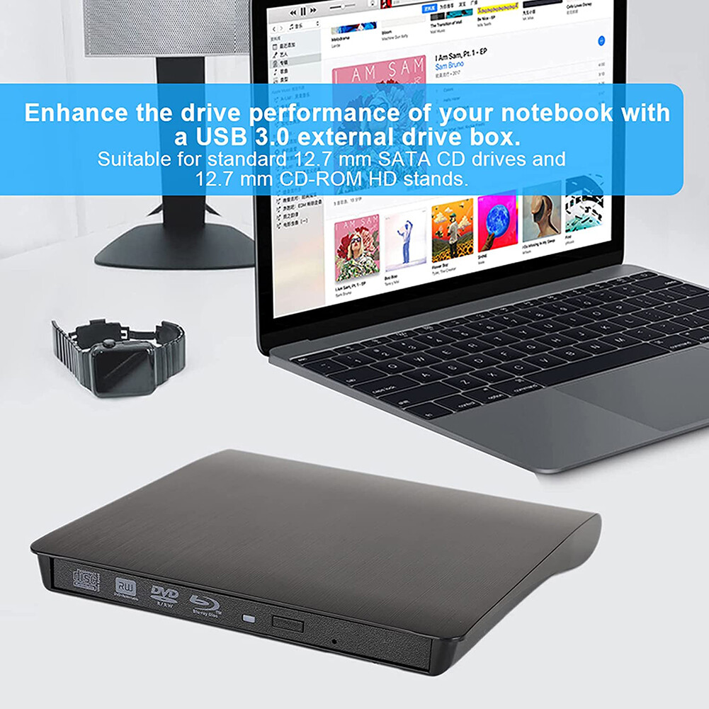 CD-ROM DVD Gắn Ngoài USB 3.0 SATA Ổ Đĩa Quang Kèm Đầu Phát RW Không Có Ổ Đĩa