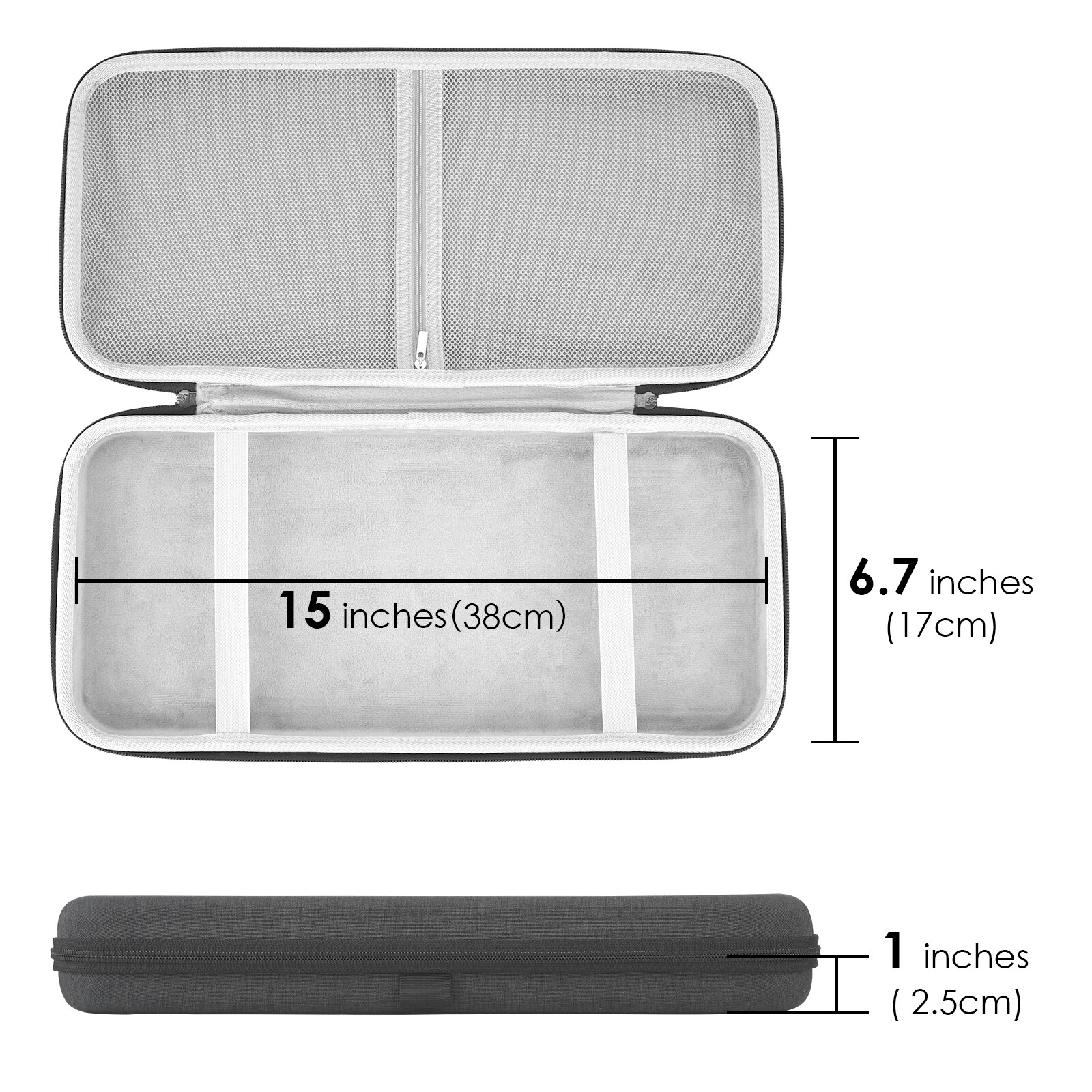 Geekria Tenkeyless TKL Bàn Phím Trường Hợp, Vỏ Cứng Du Lịch Mang Túi Cho 80% Nhỏ Gọn 87 Key Máy Tính Chơi Game Cơ Khí Không Dây Bàn Phím Di Động, Tương Thích Với Logitech G Pro G915