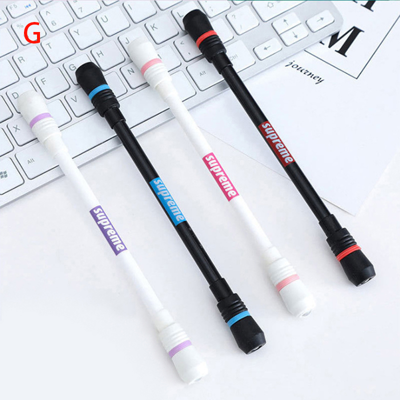 Graceful Spinning Pen Creative Random Flash Rotating Gaming Gel Pens for Student Gift Toy