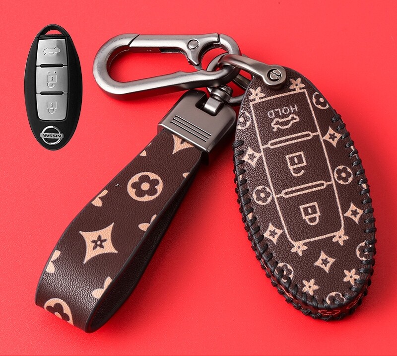 For Nissan key case TPU leather case 2 3 4 key key case
