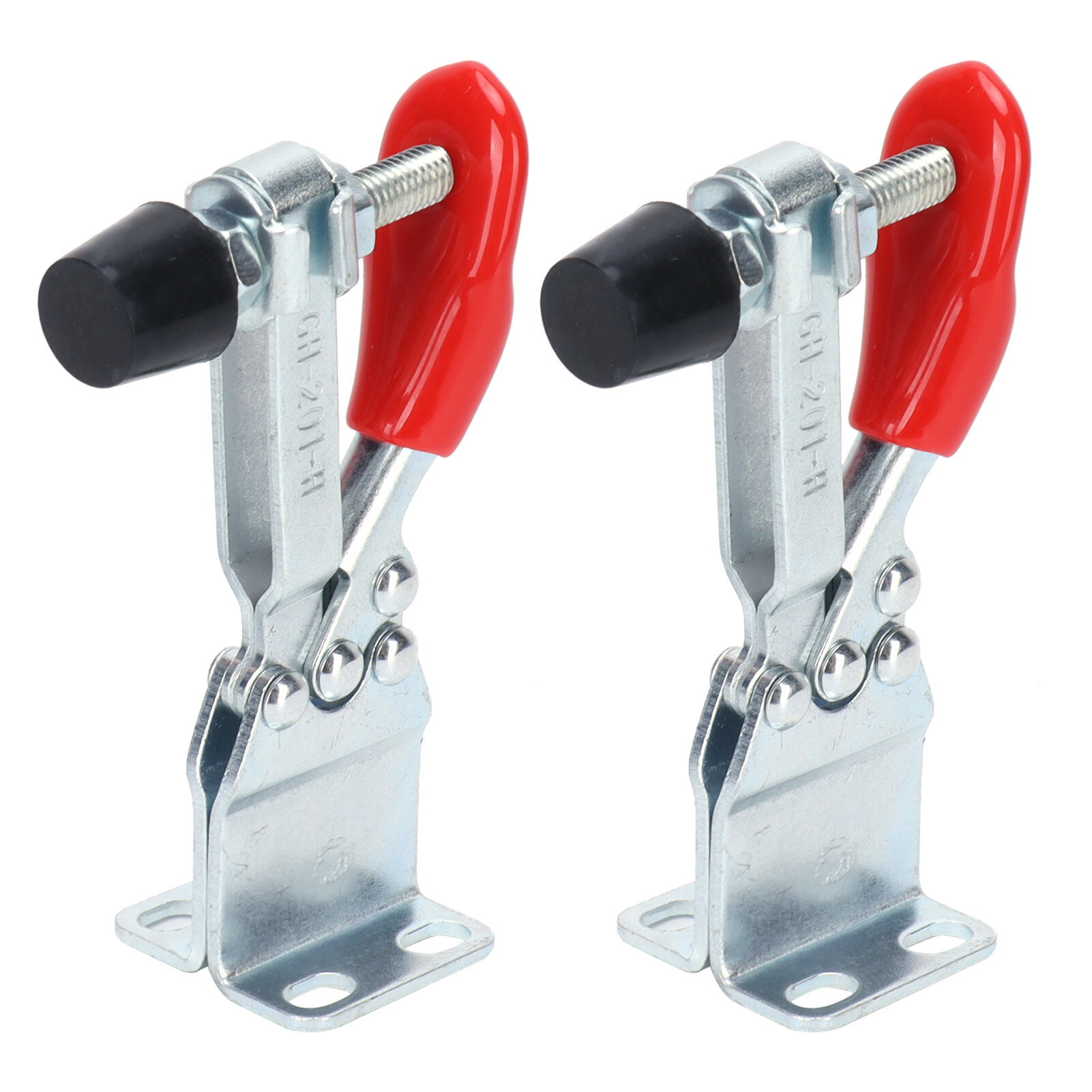 2 Sets Small Toggle Clamps Quick Release Horizontal Clamp Hand Tool For