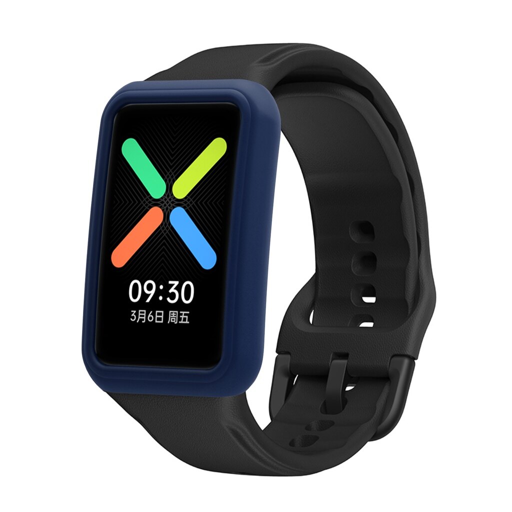 TPU Soft Full Screen Protector Case Shell Edge Frame For OPPO Watch Free Bumper Cover Accessories