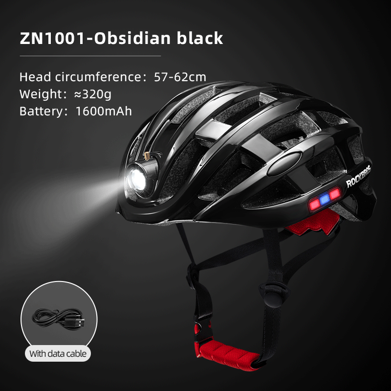 Rockbros helmet best sale with lights review