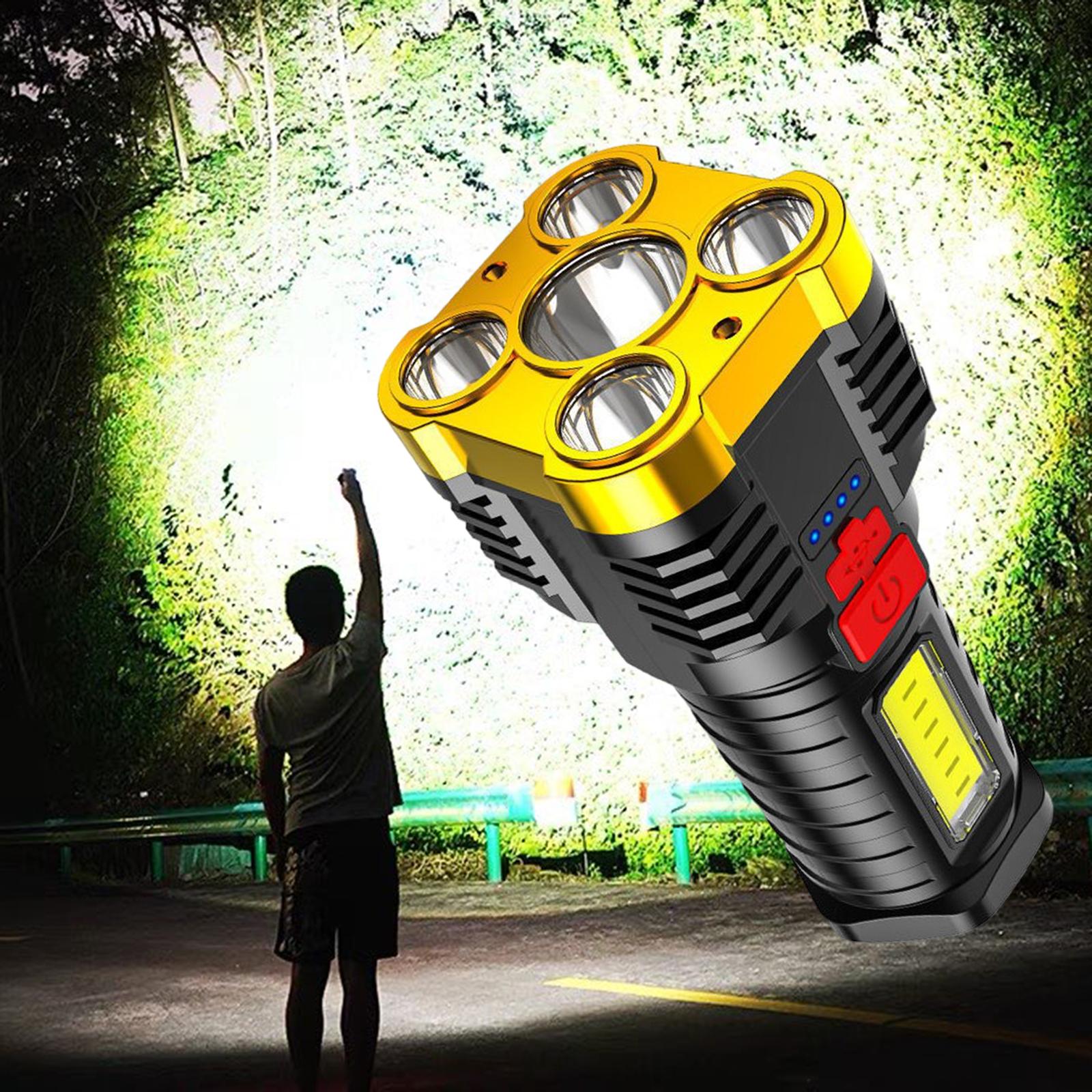 Serbery 2 Chiếc Đèn Pin Khẩn Cấp Đèn Pin LED Đèn Rọi Sạc Được 2400MAh ...