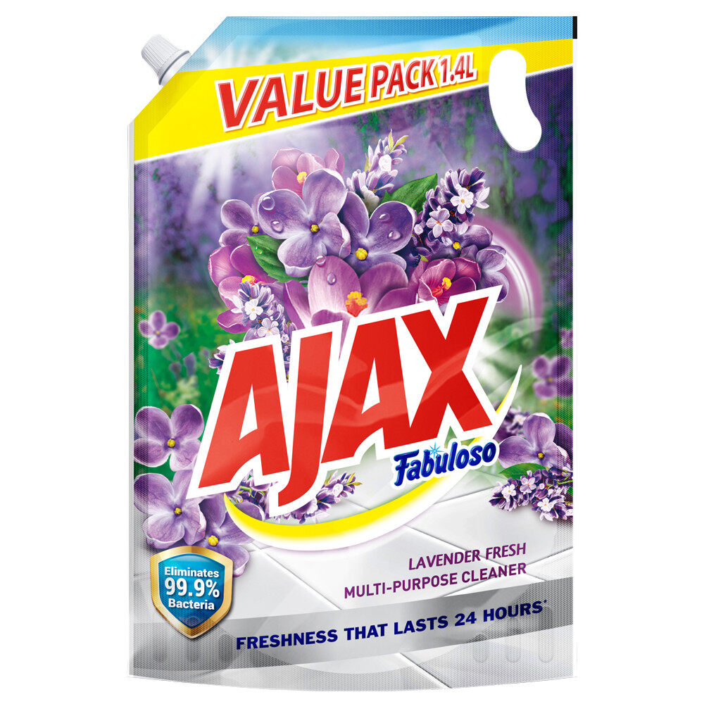 Ajax Fabuloso Lavender Multi Purpose Floor Cleaner 1.4L Refill Lazada
