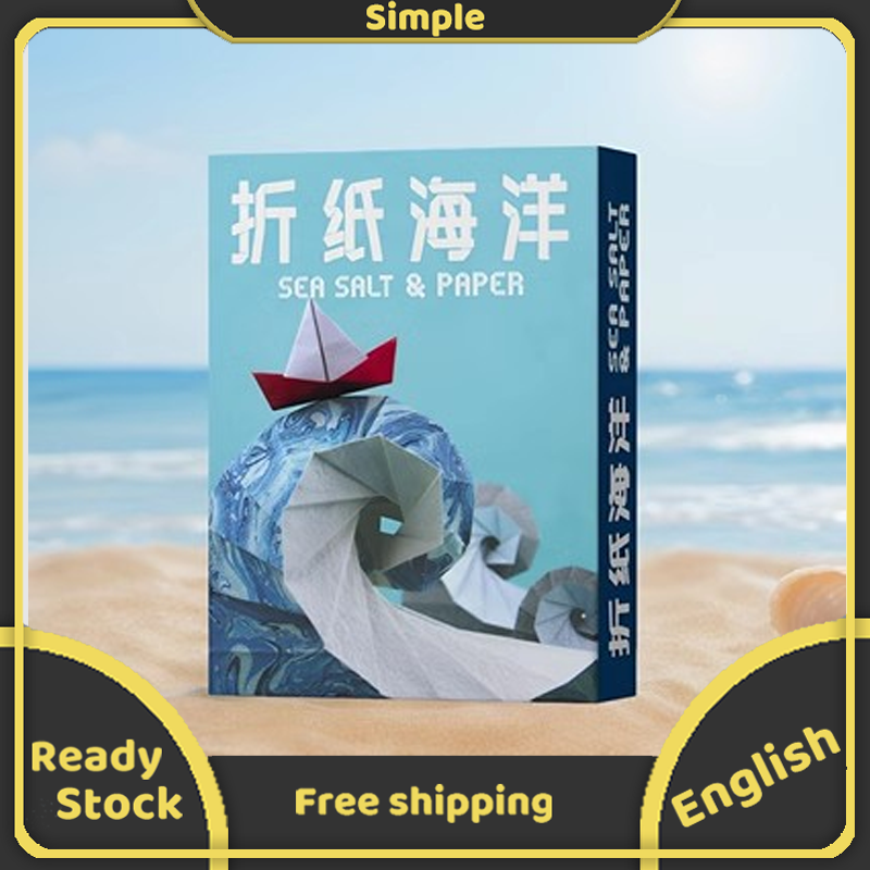 Sea Salt & Paper Board Game Chinese Version ONLY Family Party Game Kid Gift
