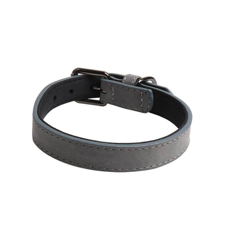Hai Lớp Chất Liệu Da PU Cán Mềm Luyện Tập Điều Chỉnh Được Phụ Kiện Cho Thú Cưng Vòng Cổ Cho Chó