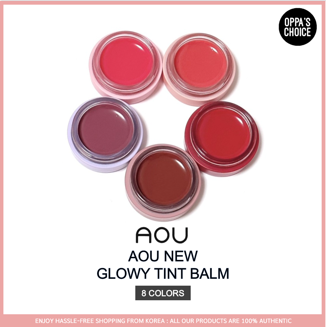 [Sẵn sàng để tàu] aou glowy Tint Balm (8 màu/3.5g)