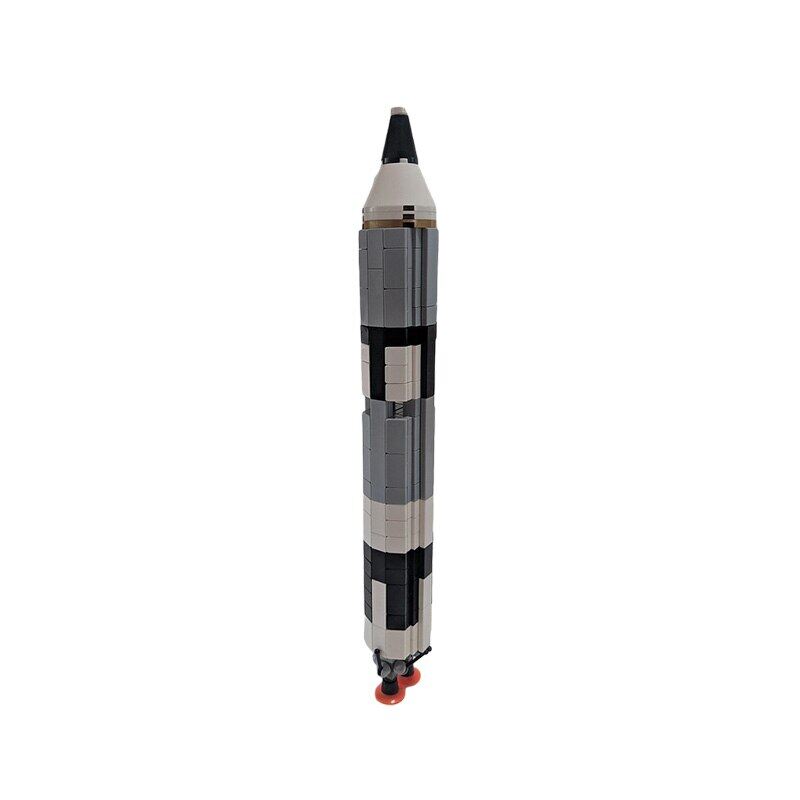 Gemini Titan Rocket Space Rocket Space Station Building Blocks Assembled Model MOC-34453 High-Tech Spaceship Children Toy Gift