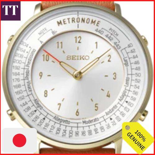 SEIKO Metronome Watch Standard Line (camel) SEIKO节拍器手表标准系列（驼色） Lazada