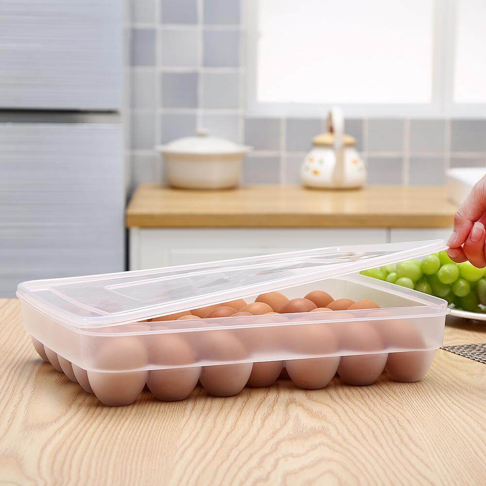 34 Grids Egg Storage Box Egg Case Organizer Holder Box Container Dispenser New