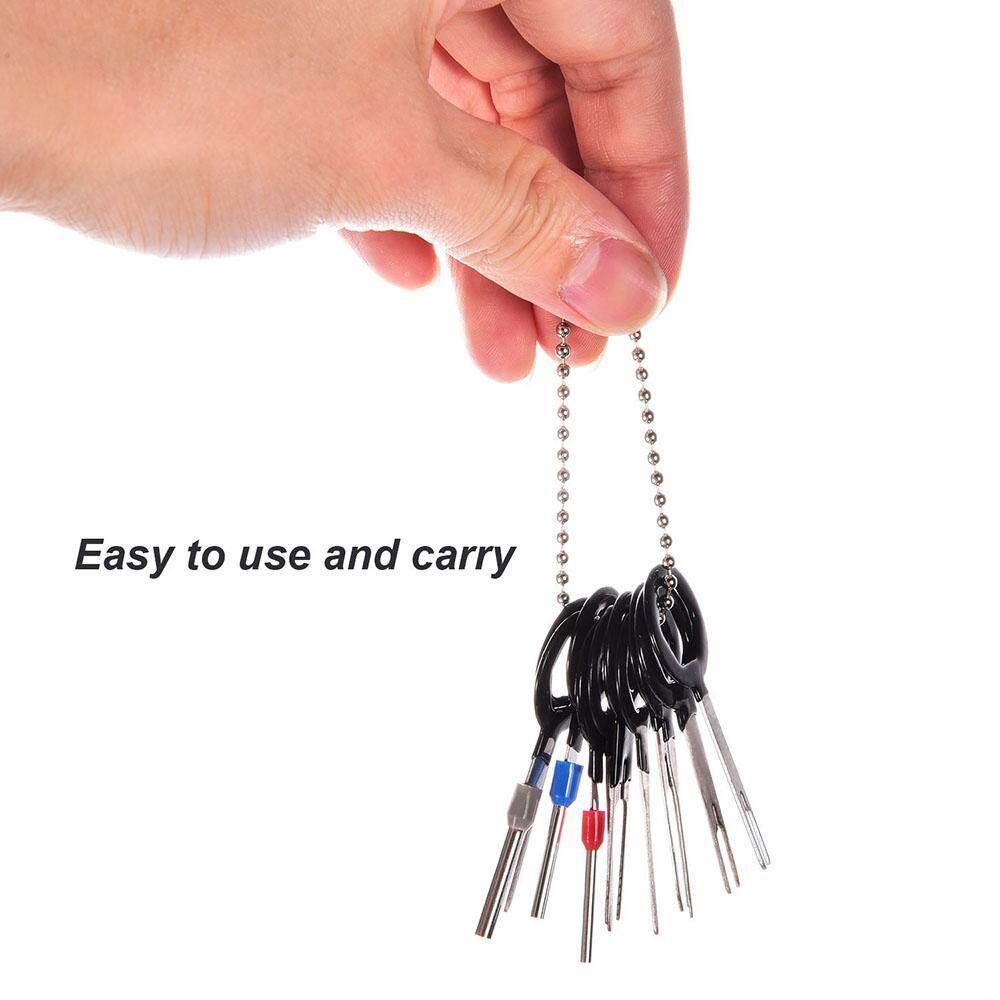 [Bhkasdi] 21 cái dây Xe thiết bị đầu cuối dụng cụ loại bỏ hệ thống nối dây điện dụng cụ tháo Chốt hãm dụng cụ kéo cho hầu hết các thiết bị đầu cuối kết nối